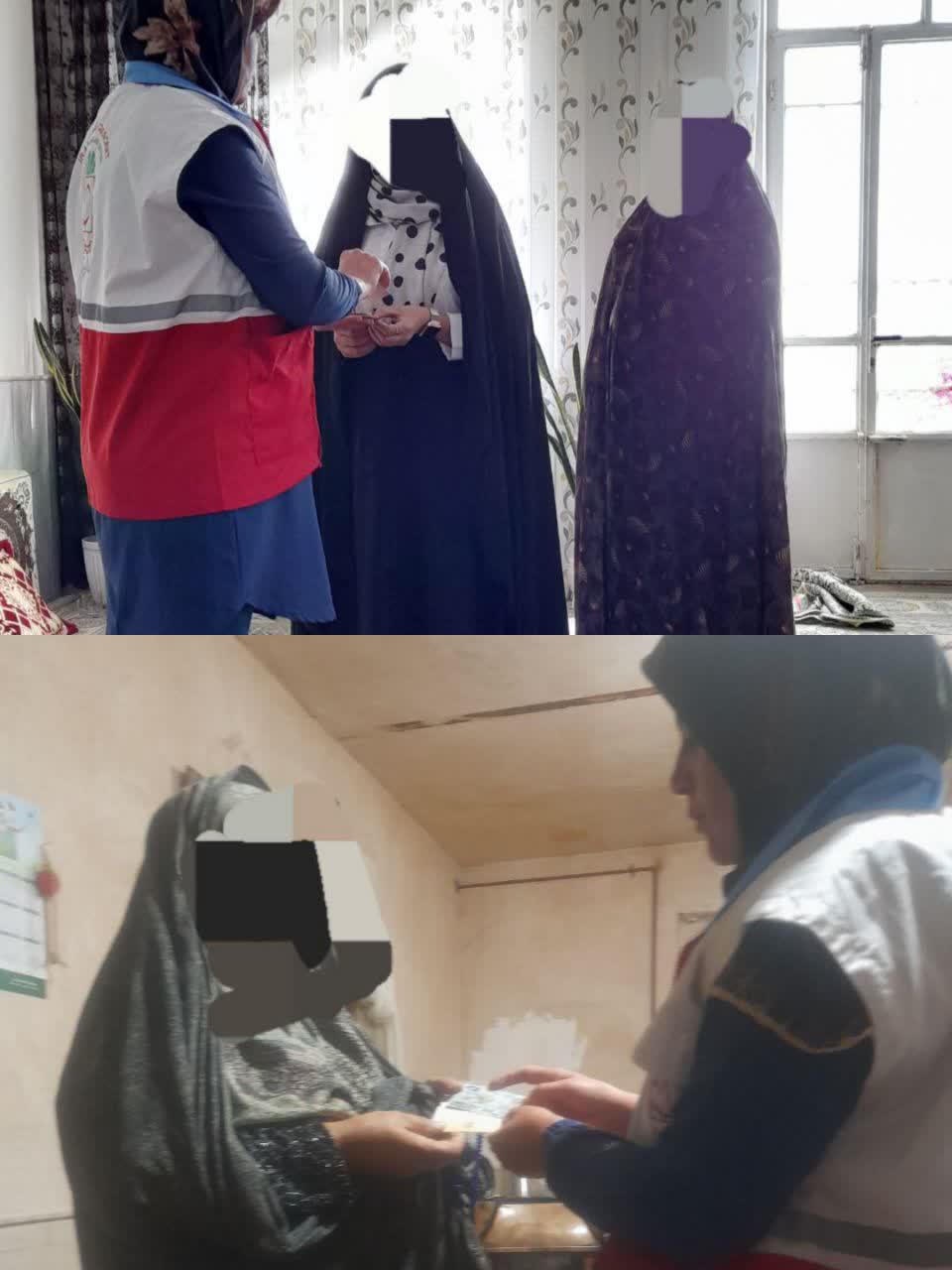 تامین کمک هزینه جهیزیه به همت داوطلب خیرخانه هلال شورگشت 