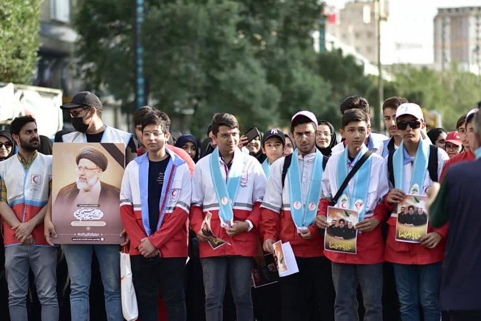 هلال احمر خراسان رضوی میزبان عزاداران شهید جمهور